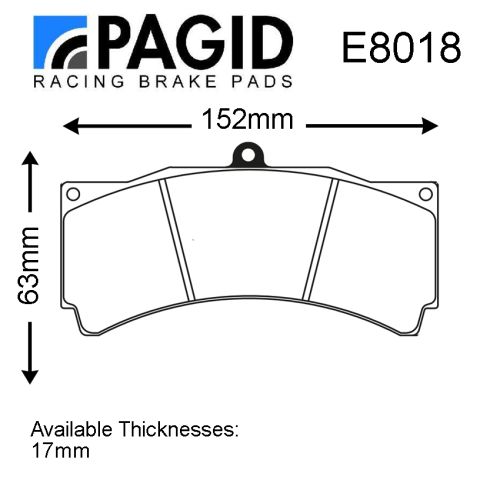 Pad Set AP 6 Pot 17mm thick RS15