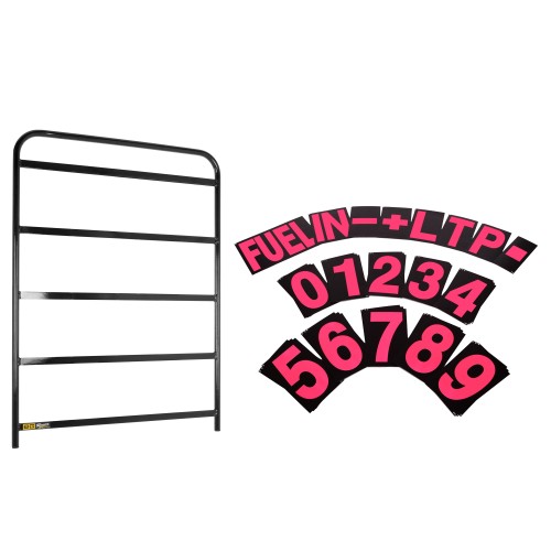 BG Racing Standard Aluminium Pit Board and Number Sets