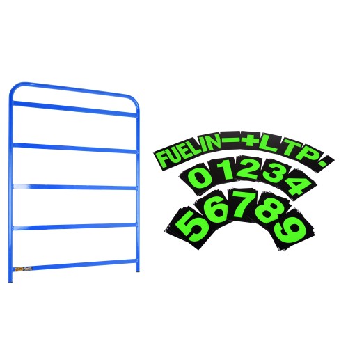 BG Racing Standard Aluminium Pit Board and Number Sets