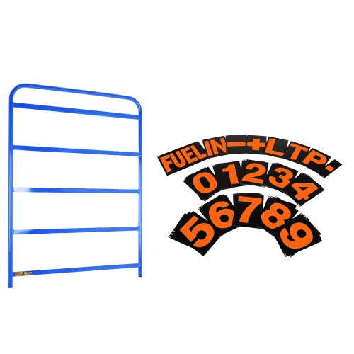 BG Racing Standard Aluminium Pit Board and Number Sets
