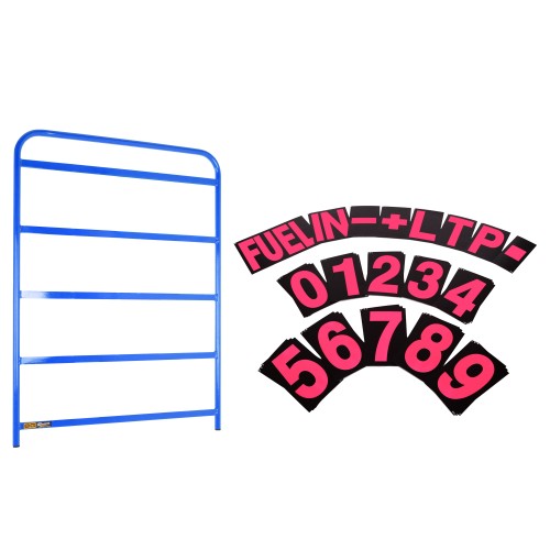 BG Racing Standard Aluminium Pit Board and Number Sets