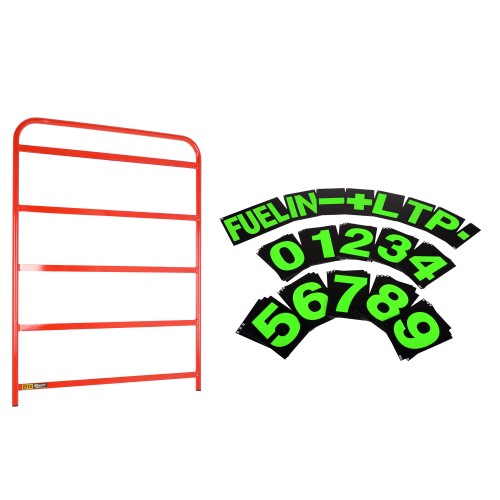 BG Racing Standard Aluminium Pit Board and Number Sets