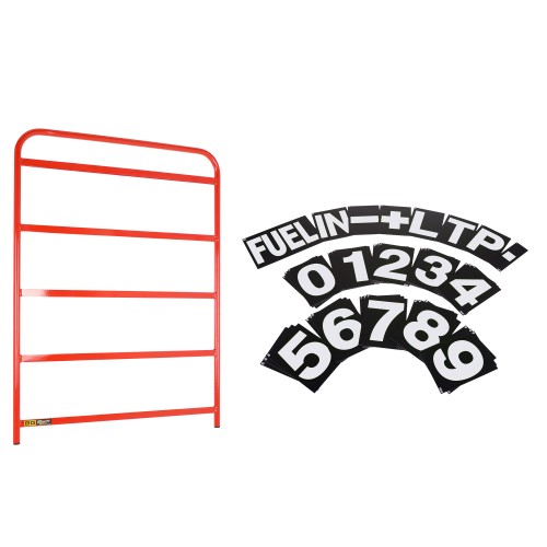 BG Racing Standard Aluminium Pit Board and Number Sets