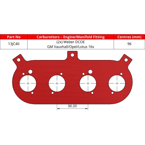 ITG 13JC40 Base Plate for JC40 Air Filter Element