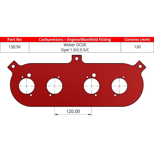ITG 13JC50 Base Plate For JC50 Air Filter Element