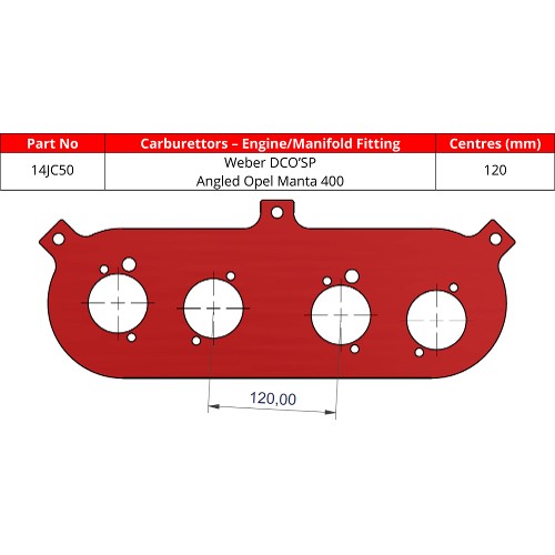 ITG 14JC50 Base Plate For JC50 Air Filter Element