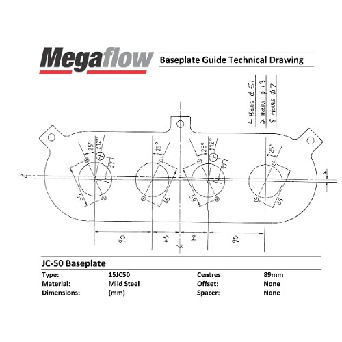 ITG 15JC50 Base Plate For JC50 Air Filter Element