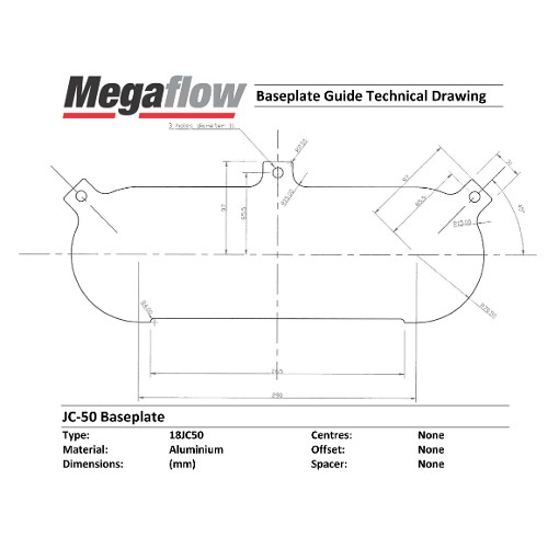 ITG 18JC50 Base Plate For JC50 Air Filter Element