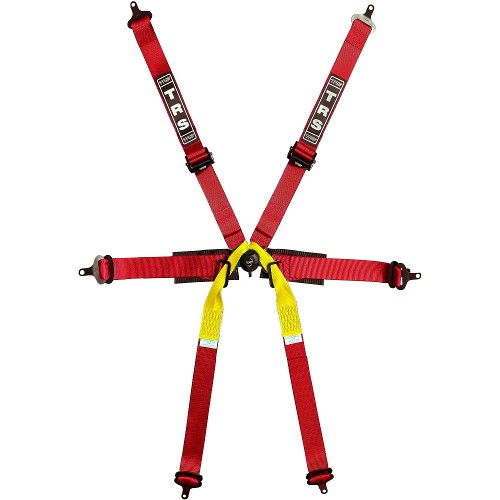 TRS New Pro 50mm Superlite 6 Point Single Seater Harness