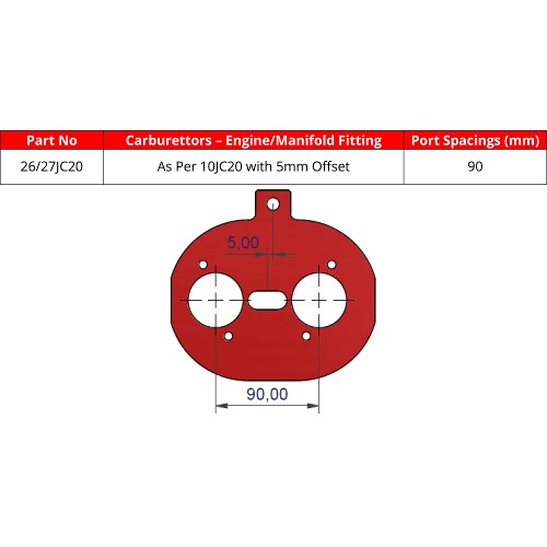 ITG Base Plates For JC20 Air Filter Elements