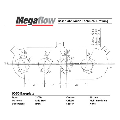 ITG 2JC50 Base Plate For JC50 Air Filter Element