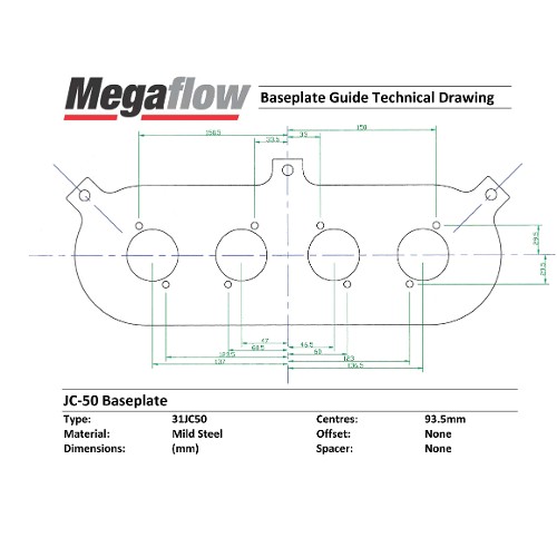 ITG 31JC50 Base Plate For JC50 Air Filter Element