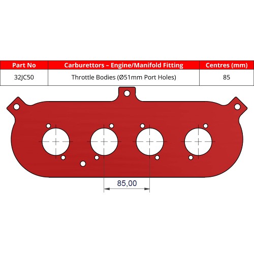 ITG 32JC50 Base Plate For JC50 Air Filter Element