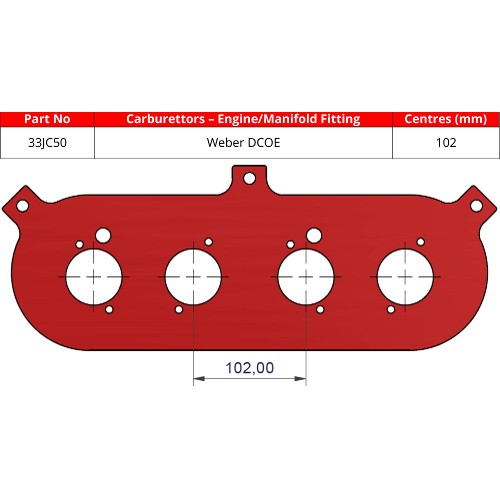ITG 33JC50 Base Plate For JC50 Air Filter Element