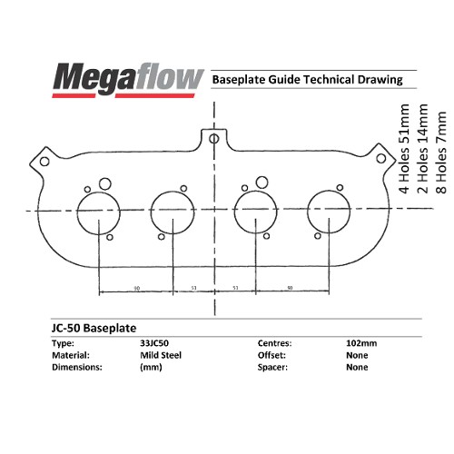 ITG 33JC50 Base Plate For JC50 Air Filter Element