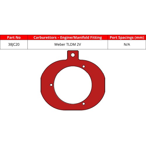 ITG 38JC20 Base Plate For JC20 Air Filter Element