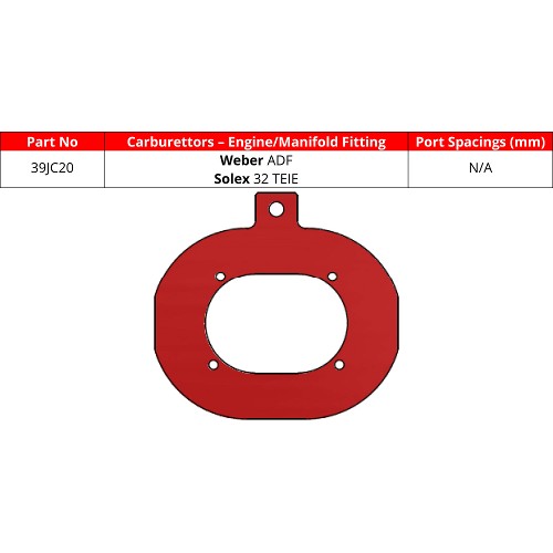 ITG 39JC20 Base Plate For JC20 Air Filter Element