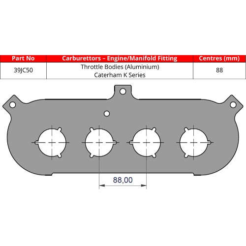 ITG 39JC50 Base Plate For JC50 Air Filter Element