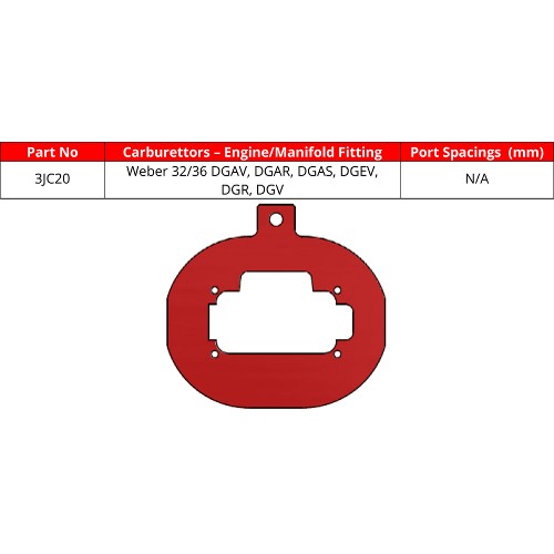 ITG 3JC20 Base Plate For JC20 Air Filter Element