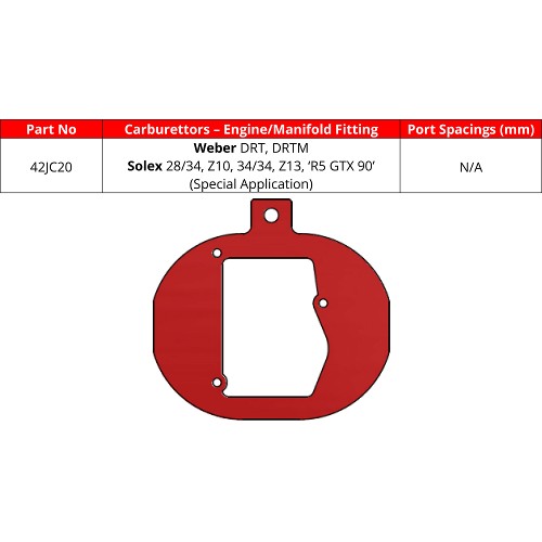 ITG 42JC20 Base Plate For JC20 Air Filter Element
