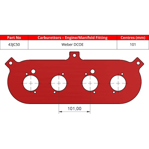 ITG 43JC50 Base Plate For JC50 Air Filter Element