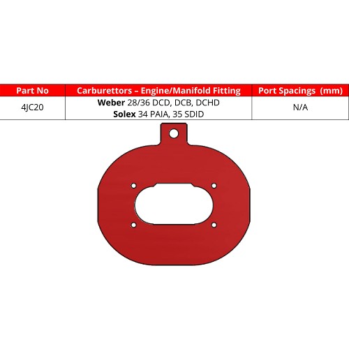ITG 4JC20 Base Plate For JC20 Air Filter Element