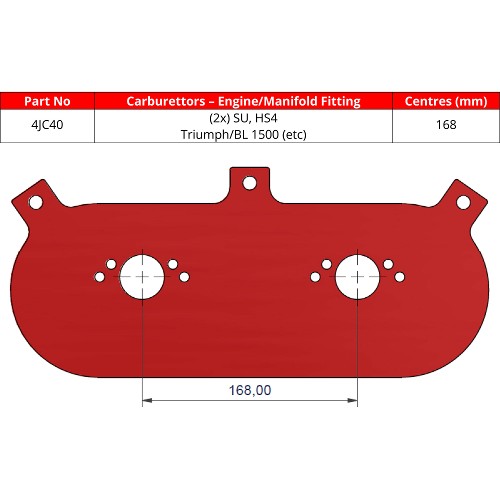 ITG 4JC40 Base Plate for JC40 Air Filter Element