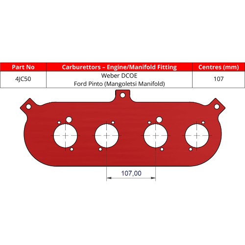 ITG 4JC50 Base Plate For JC50 Air Filter Element