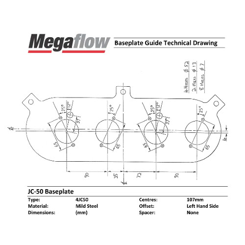 ITG 4JC50 Base Plate For JC50 Air Filter Element
