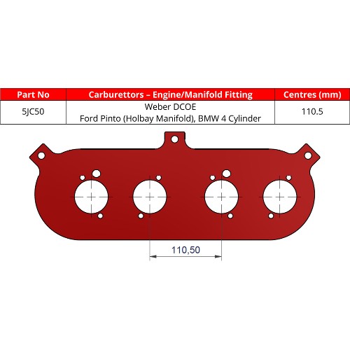 ITG 5JC50 Base Plate For JC50 Air Filter Element