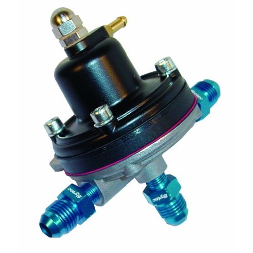 Motorsport Single Rail Input, Adjustable 1-10 Bar, Fuel Pressure Regulator 1:1 Ratio
