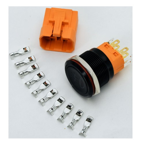 Push Button Switch, Latching with Illumination