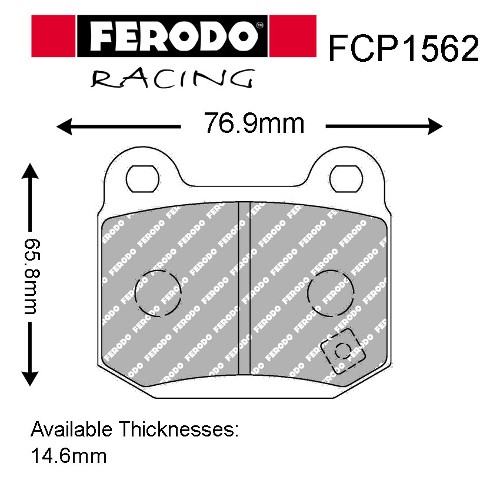 Brake Caliper Pad Set AP Racing / Lotus / Mitsubishi / KTM