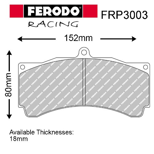 Brake Caliper Pad Set AP Racing Calipers