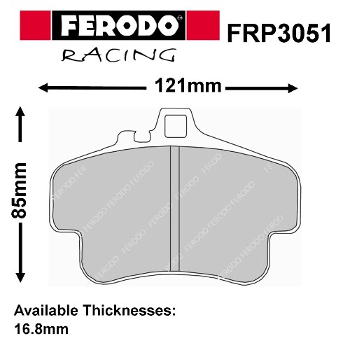 Porsche Caliper Brake Pad Set