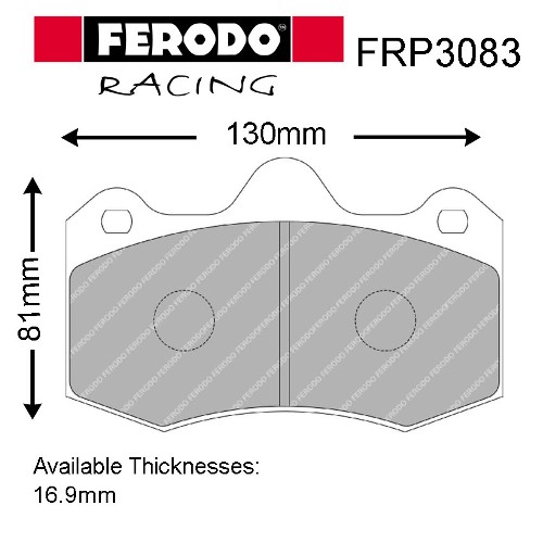 Brake Caliper Pad Set AP Racing / Lotus / Renault Calipers