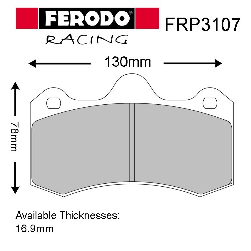 Brake Caliper Pad Set AP Racing / Peugeot / BMW Calipers