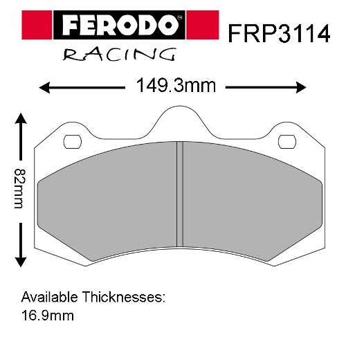 Brake Caliper Pad Set AP Racing Calipers