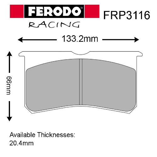 Brake Caliper Pad Set AP Racing Calipers