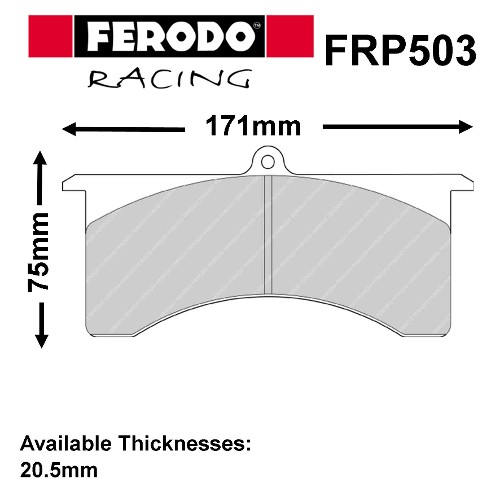 Brake Caliper Pad Set AP Racing Calipers