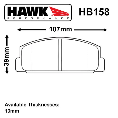 Mazda Caliper Pad Set
