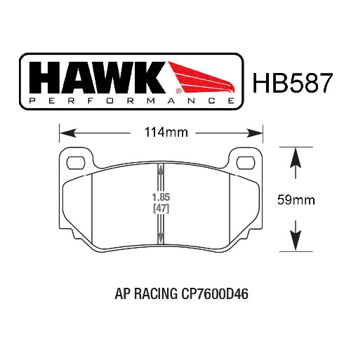 AP Racing Caliper Brake Pad Set