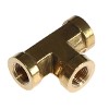 Fixed Female Brass T Pieces