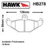 Lotus Elise / Dodge Viper Caliper Pad Set
