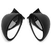 Californian Style Door Mirrors, Black,