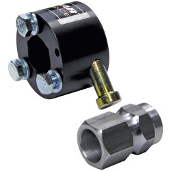 Aluminium Steering Wheel Quick Release Kit, Hex, Push Button Release.