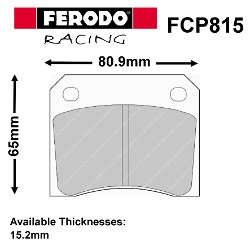 Brake Caliper Pad Set Lucas Girling / Jaguar / Aston / Triumph Calipers