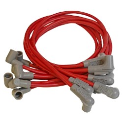 90 deg Ignition Lead Set, SB Chevy, Socket cap Style DIstributor