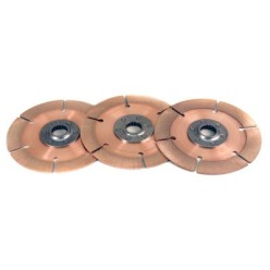 Tilton 7.25" (184mm) Sintered Metallic Clutch 6-Rivet Driven Plate Triple and Quad Packs