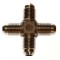 Four Way Cross Adapter JIC -6